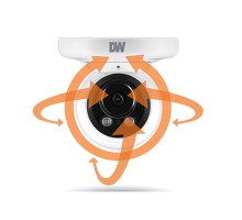 Digital Watchdog DWC-MPVA2Wi28T 2.1 Megapixel /1080p Network Ball Camera IVA+ with 2.8mm Lens