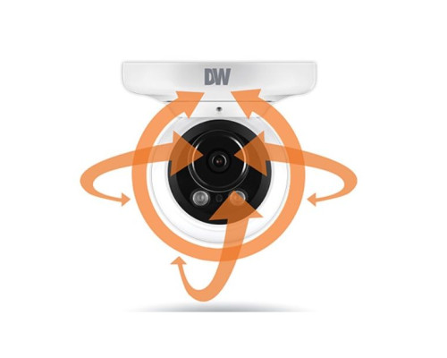 Digital Watchdog DWC-MPVA2Wi28T 2.1 Megapixel /1080p Network Ball Camera IVA+ with 2.8mm Lens