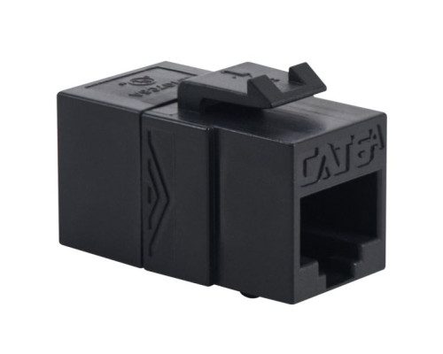 ICC IC107CACBK CAT6A RJ45 Keystone Coupler for HD Style, Black, 25 Pack