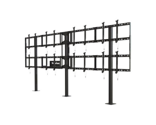 Peerless-AV DS-S555-4X2 SmartMount Modular Video Wall Pedestal Mount 4x2 Configuration for 46