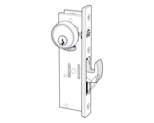 Adams Rite MS1853SN-450-IB MS Deadlock Body Only