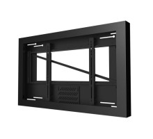 Peerless-AV KIL655-35D 55' On-Wall Kiosk Landscape Enclosure for 3.5' Deep Display, Black