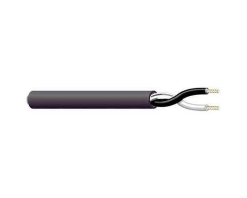 West Penn 227BK1000 1P 12G Stranded, Unshielded Communication Cables, Black, 1000'