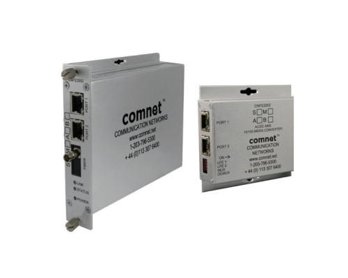 Comnet CNFE2002S1APoE/HO/M 1 fiber 2 Channel 100 Mbps Media Converter