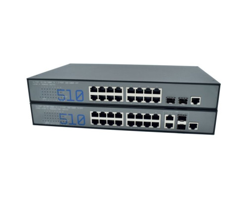 American Fibertek AFI510-16G-2S 116x RJ45 and 2x SFP Ports Managed Ethernet Switch