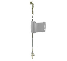 Adams Rite 4781-040-628 Two-Point Deadlatch with Paddle and Standard Rod in Clear Anodized