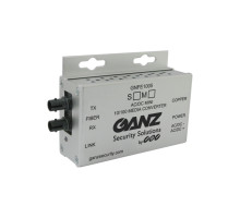 Ganz GNFE1005SAC2-M 100MBPS 2-Fiber Mini Media Converter (ST Connector)