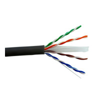 Triplett CAT6U-1000BK CAT6 UTP 24AWG Cable 1000' Black