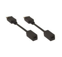 Kramer ADC-DPM-MDPF DisplayPort Male to Mini DisplayPort Female Adapter Cable