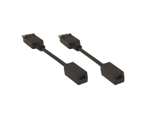 Kramer ADC-DPM-MDPF DisplayPort Male to Mini DisplayPort Female Adapter Cable