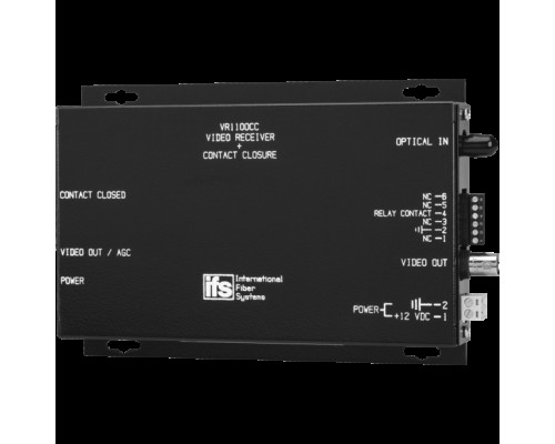 Interlogix VR1100CC Video Receiver - AGC MM with Contact Closure