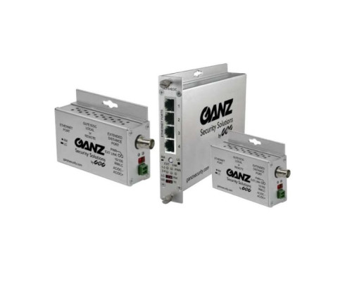 Ganz GKFE1EOC 2 1-Channel Coax Ethernet Extender w/PoE (GLFE1EOC)