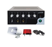 Speco DDK2 Digital Deterrent Audio Kit, Includes PVL15A, SPC15RP, SFR12 and PSW5