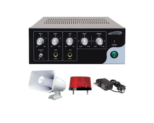 Speco DDK2 Digital Deterrent Audio Kit, Includes PVL15A, SPC15RP, SFR12 and PSW5