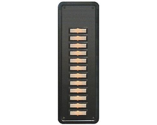 Alpha TBM12B 12 Buttons Only Panel-Brown-Flush