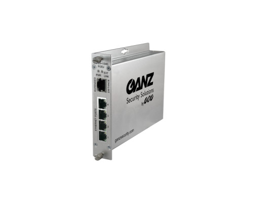 Ganz GLFE4+1SMSPOEU 10/100 MBPS Ethernet-over-UTP Self-Managed Switch