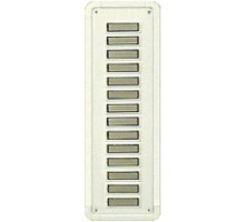 Alpha TBM14W 14 Button only Panel-White-Flush