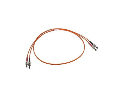 West Penn FI-2002-3 Duplex ST to ST Patch Cable 3 Feet, OM1