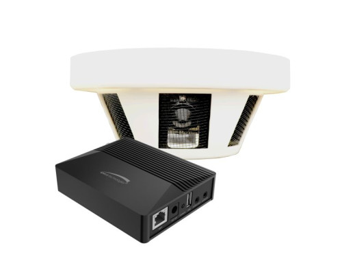 Speco O2562 2 Megapixel Covert Ceiling Mount IP Camera with Advanced Analytics