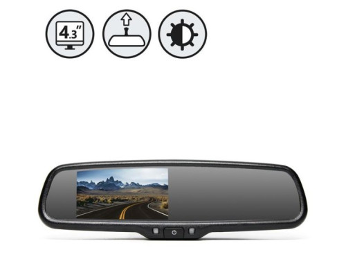 RVS Systems RVS-718-D G-Series Rear View Replacement Mirror Monitor