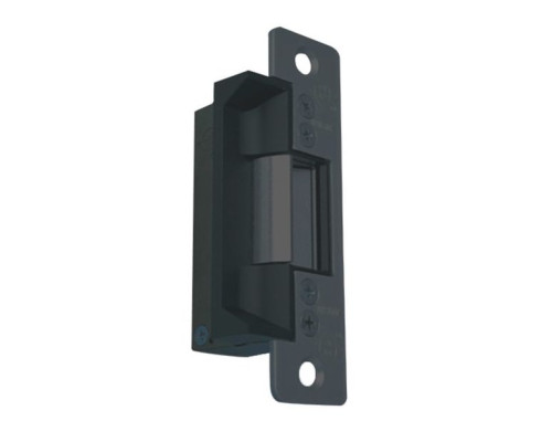 Adams Rite 7140-310-335-00 Electric Strike 12VDC Standard / Fail-Secure in Black Anodized, 1-1/16