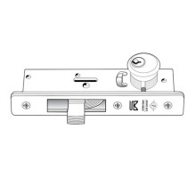 Adams Rite 1830-03-313 Bottom Rail Deadlock (Swingbolt) with 1-1/8