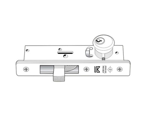 Adams Rite 1830-03-313 Bottom Rail Deadlock (Swingbolt) with 1-1/8