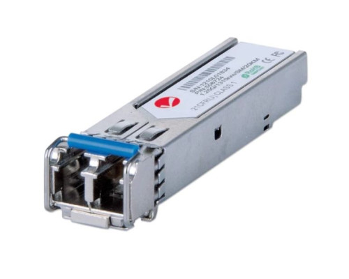 Intellinet 506724 ISFP-1G-LCSM-20KM Gigabit Fiber SFP Optical Transceiver Module 1000Base-LX (LC) Single-Mode Port