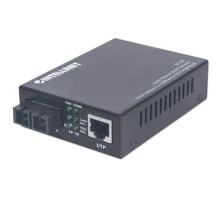 Intellinet 507349 IMC-SMSCG20KM Gigabit Ethernet Single-Mode Media Converter 10/100/1000Base-T to 1000Base-LX (SC)