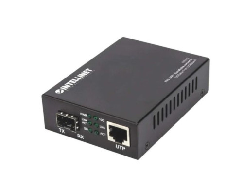 Intellinet 508193 IMC-SFP10G 10GBase-T to 10GBase-R Media Converter