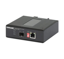 Intellinet 508988 Industrial Gigabit Media Converter and PoE+ Injector