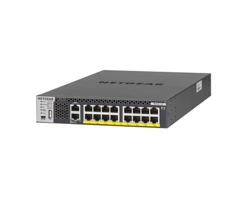 Kramer 59-0000263011 Half-Width Intelligent Edge Managed Switch with 16x100M/1G/2.5G/5G/10GBASE-T with PoE+