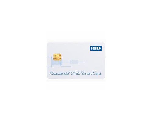 HID 4011502MH Crescendo C1150 Cards, 13.56 MHz iCLASS (32KB Only), 3-Track Hi-Co Magnetic Stripe