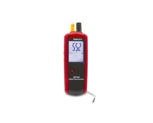 Triplett RHT45-NIST Digital Psychrometer with Type K Thermometer with Certificate of Traceability to N.I.S.T.