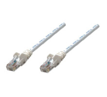 Intellinet 338370 IEC-C5-WT-5 Network Cable, Cat5e, UTP, 100% Copper, RJ45 Male / RJ45 Male, 1.5 m (5 ft.), White