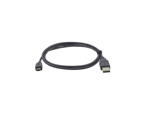 Kramer C-USB-Mini5-10 USB 2.0 A Male to Mini-B 4-Pin Male Cable, 10 Feet