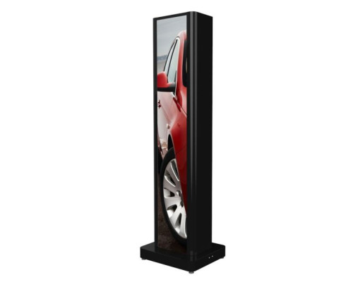 Peerless-AV KIP586-1LG-DISP One-Sided Ultra Stretch Portrait Kiosk for the LG Ultra Stretch Signage 86BH5C Display