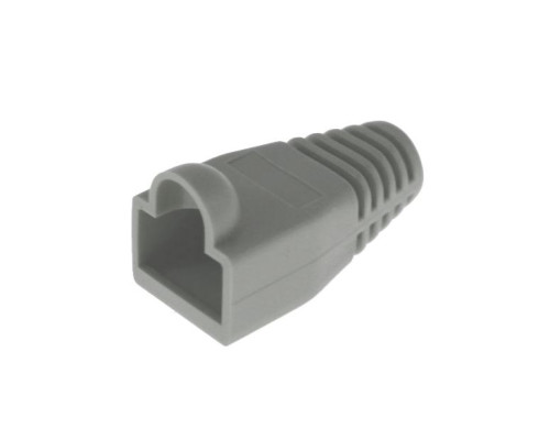 Platinum Tools 105074 RJ45 Boot, 6.0 mm Max OD, Grey 100 Pack