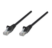 Intellinet 320757 IEC-C5-BK-7 Network Cable, Cat5e, UTP, 100% Copper, RJ45 Male / RJ45 Male, 2.0 m (7 ft.), Black