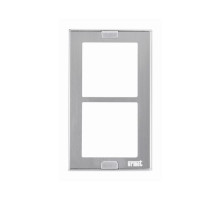 Urmet 1148-62 Wall Wire Cover Trim with Wall Frame, 2 Modules, Sinthesi S2