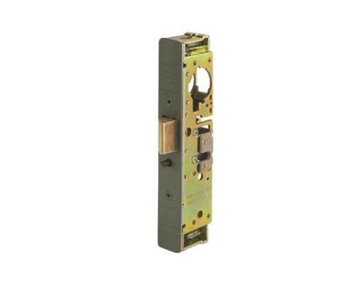 Adams Rite 4911W-35-102-313 Heavy Duty Deadlatch with Radius Faceplate with weatherseal in Dark Bronze