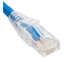 ICC ICPCST03BL Patch Cord, CAT 6, Clear Boot, 3' Blue