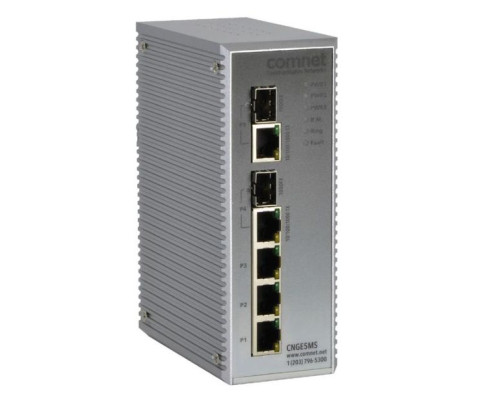 Comnet CNGE5MS Environmentally Hardened 5 Port 1000Mbps Managed Switch