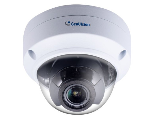 Geovision 84-TVD4711-0010 GV-TVD4711 4 Megapixel Outdoor IR Vandal Proof IP Dome Camera, 2.8-12mm Lens