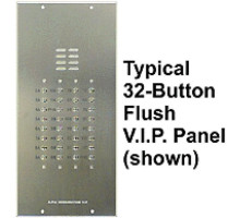 Alpha VI402-054 54 Button VIP Panel Flush No Directory