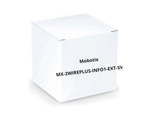 Mobotix MX-2wirePlus-Info1-EXT-SV Module Mx2wire Technology Silver