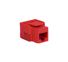 ICC IC1078L6RD EZ CAT 6 Keystone Jack, Red