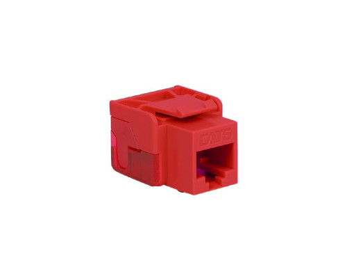 ICC IC1078L6RD EZ CAT 6 Keystone Jack, Red