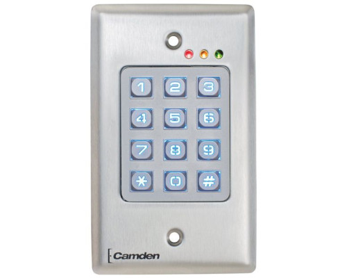 Camden Door Controls CM-120wV2 Outdoor Metal Backlit Keypad