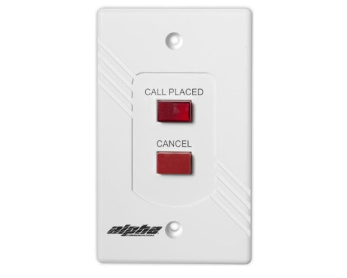 Alpha VTS110 Teller Call Station - White Plastic